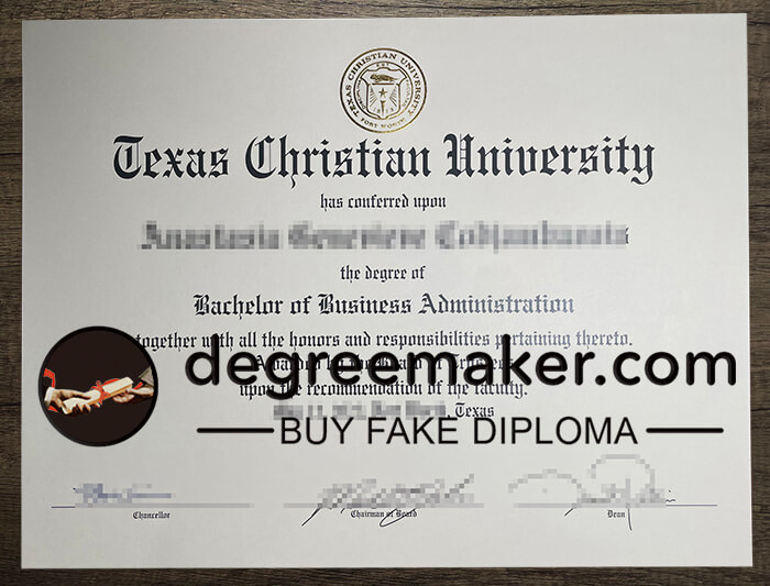 buy fake Texas Christian University degree