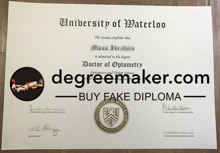 buy fake University of Waterloo degree