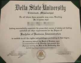 Order a phony Delta State University diploma for a job.