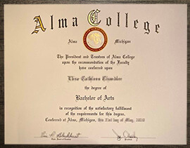 Why Are Alma College Fake Degrees So Popular online?