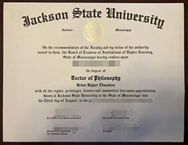 Jackson State University fake degree, order JSU fake diploma