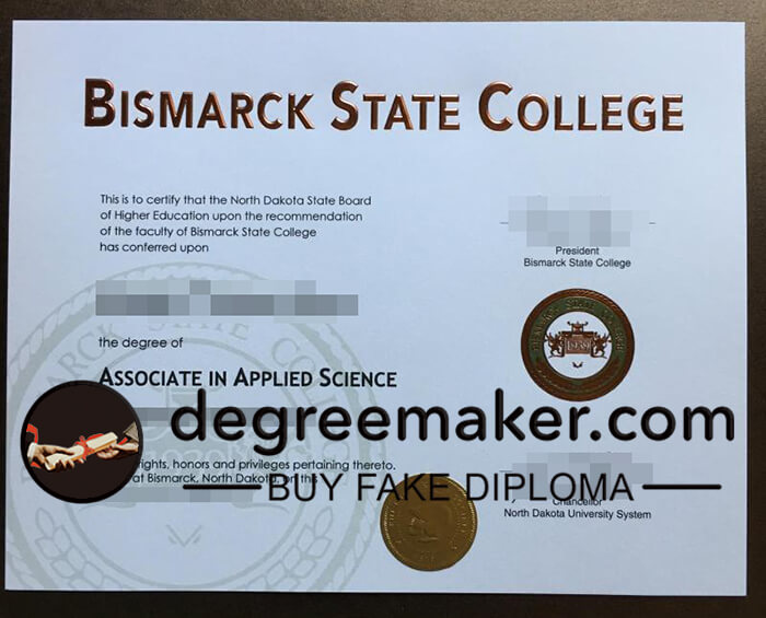 buy fake Bismarck State College degree