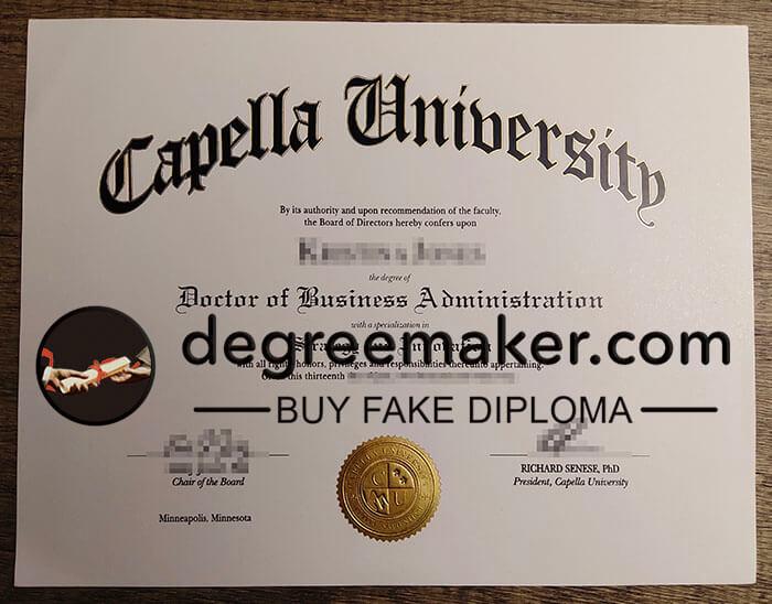 buy fake Capella University degree
