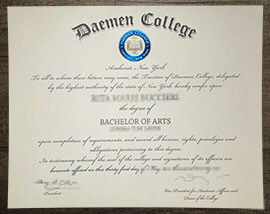 Where to order replicate Daemen College diploma from USA?