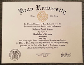 The safest site to order your Kean University fake diploma.