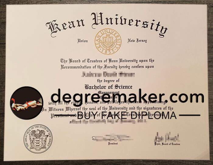 buy fake Kean University degree