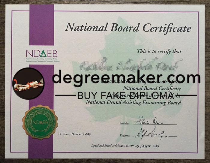 buy fake NDAEB certificate in Canada
