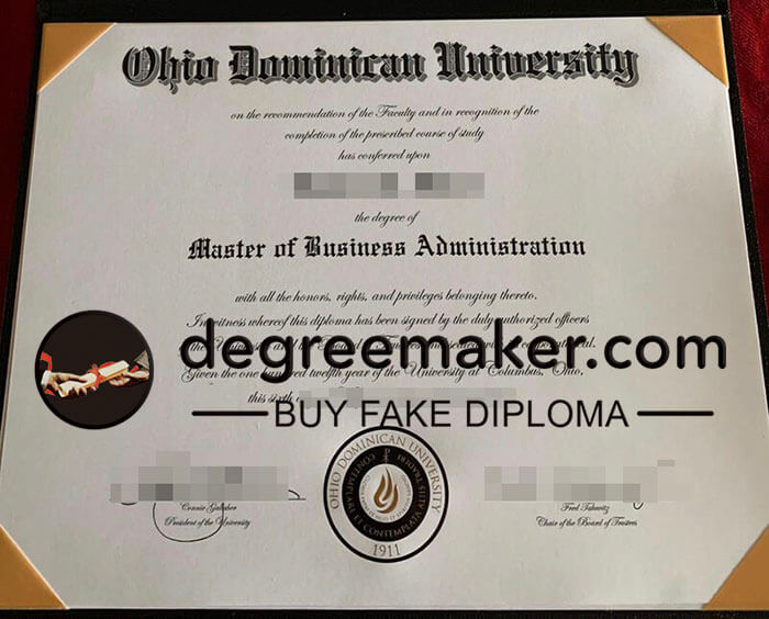 buy fake Ohio Dominican University degree