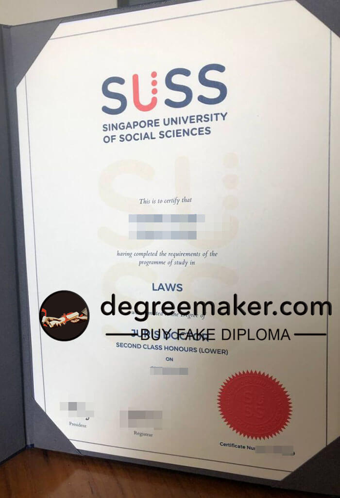 buy fake Singapore University of Social Sciences diploma