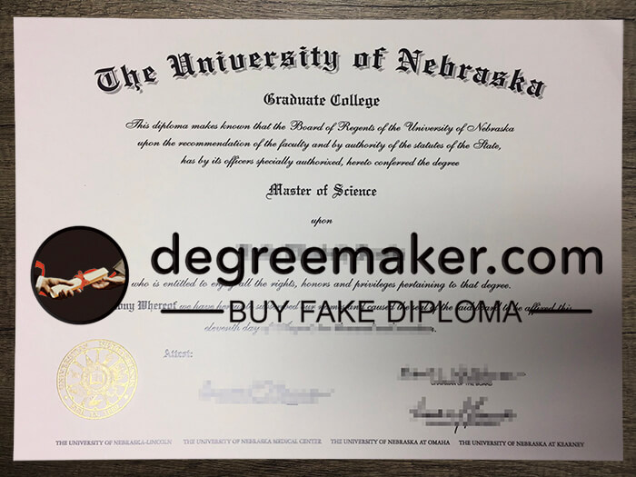 buy fake University of Nebraska degree