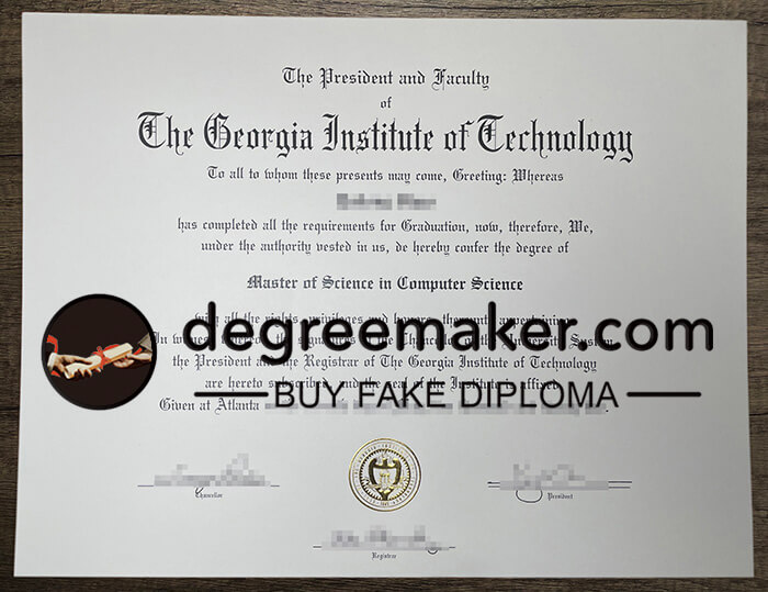 buy fake Georgia Institute of Technology degree