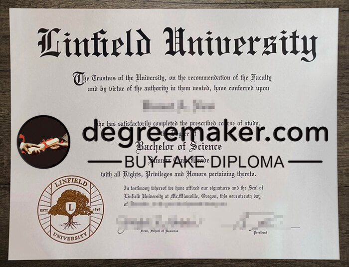 buy fake Linfield University degree