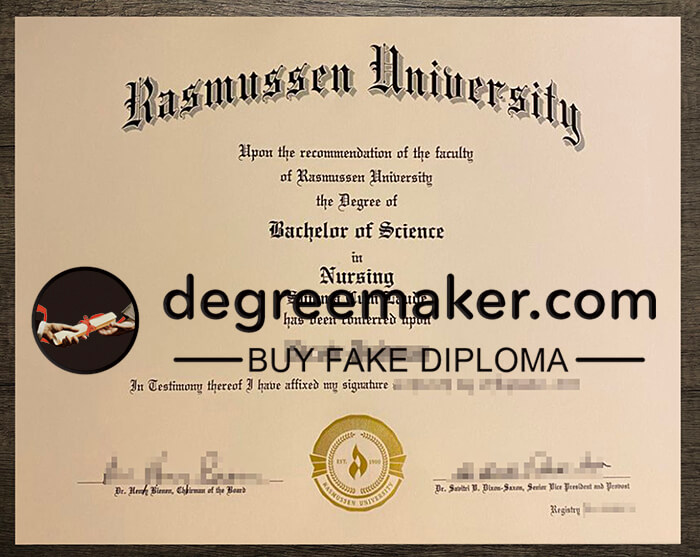 buy fake Rasmussen University degree, buy diploma online