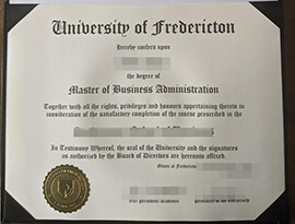 Where to order fake University of Fredericton degree?