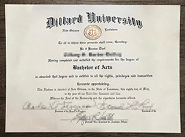 Fake Dillard University degree for sale, Buy fake diploma.