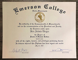 Where to order fake Emerson College degree? buy fake diploma