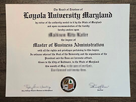 How to obtain replicate Loyola University Maryland diploma?