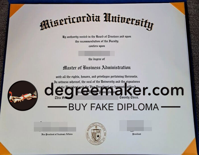 buy fake Misericordia University degree