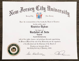 Do you search for fake New Jersey City University degree?