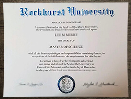 Who Can Make a Fake Rockhurst University Degree Online?
