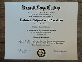 Order a fake Russell Sage College degree, Buy RSC diploma.