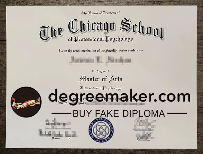 buy fake Chicago School of Professional Psychology degree