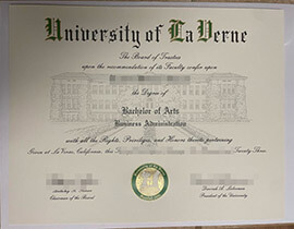 I would like to order University of La Verne degree online.