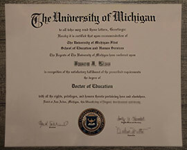 How to Make a Fake University of Michigan Degree Online?