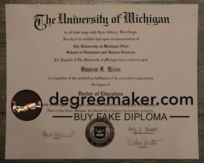 buy fake University of Michigan degree