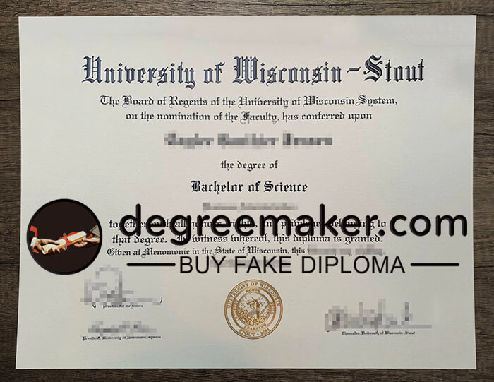buy fake University of Wisconsin Stout degree