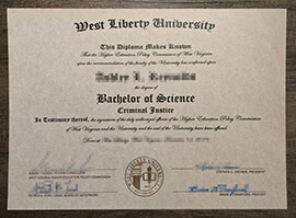 Where can I get a copy degree from West Liberty University?