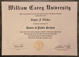 Steps to Order William Carey University Degree Certificate.