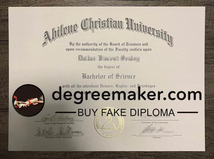 buy fake Abilene Christian University degree