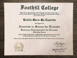 How long to replicate a fake Foothill College degree?