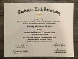 How to order a 100% copy Louisiana Tech University diploma?