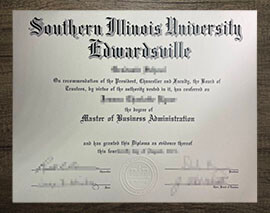 Buy fake Southern Illinois University Edwardsville diploma.