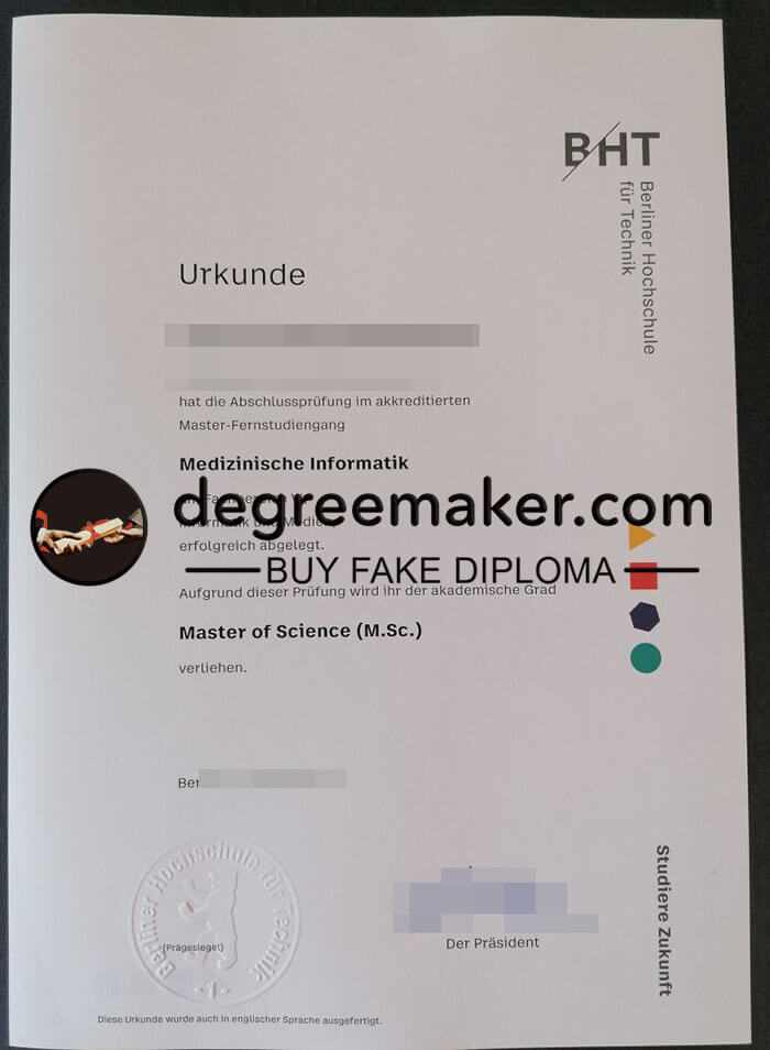 buy fake Berliner Hochschule für Technik degree