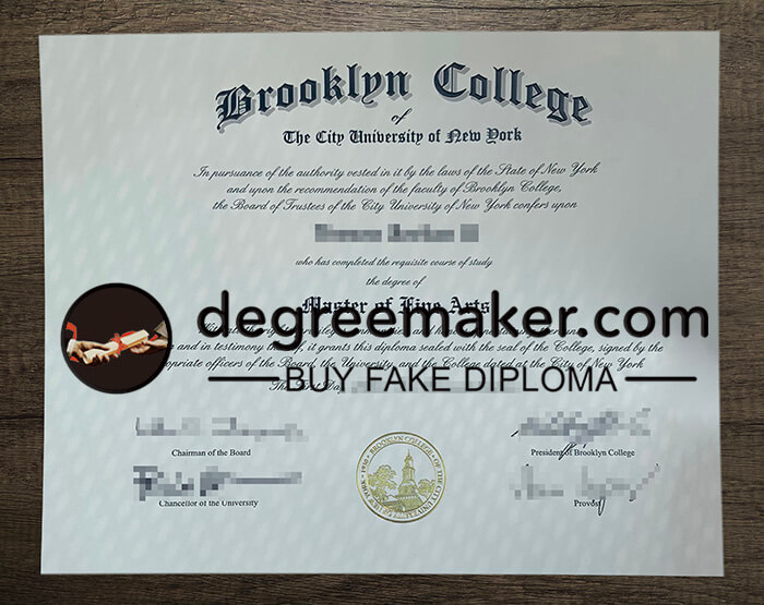 buy fake Brooklyn College degree