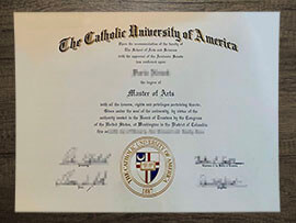 Buy fake Catholic University of America diploma, Get CUA degree.