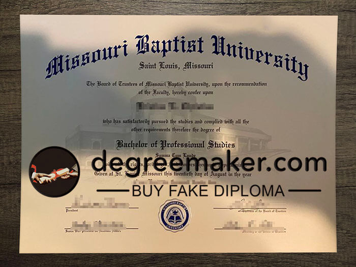buy fake Missouri Baptist University degree