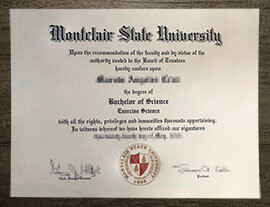 Montclair State University Diploma, Buy MSU Degree Online.