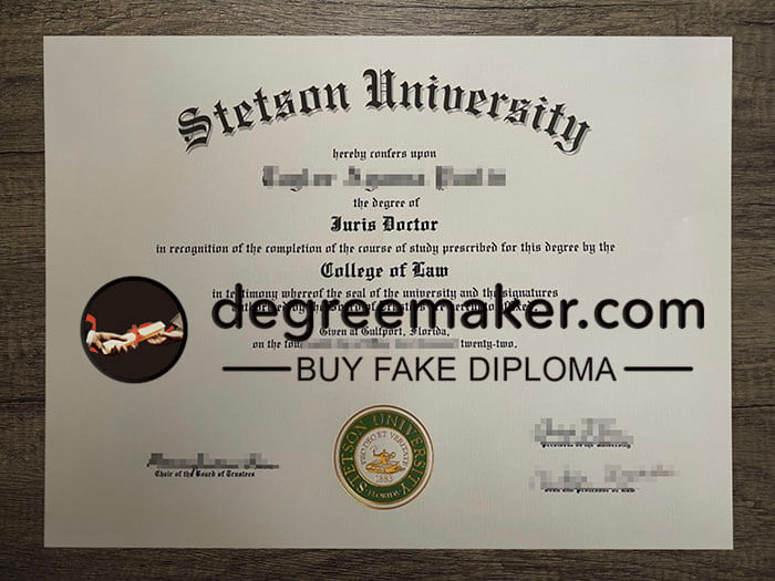 buy fake Stetson University degree