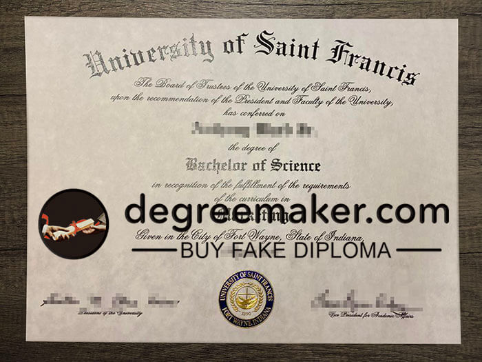 buy fake University of Saint Francis degree