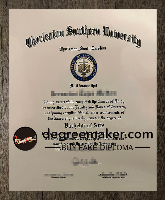 buy fake Charleston Southern University degree