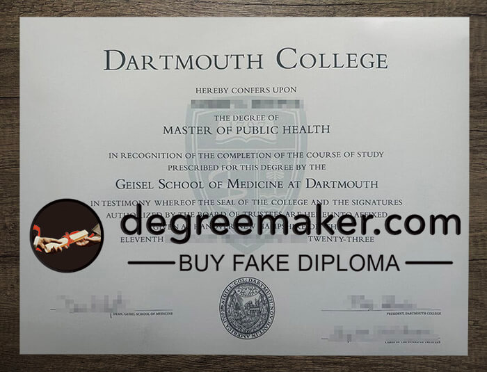 fake Dartmouth College degree