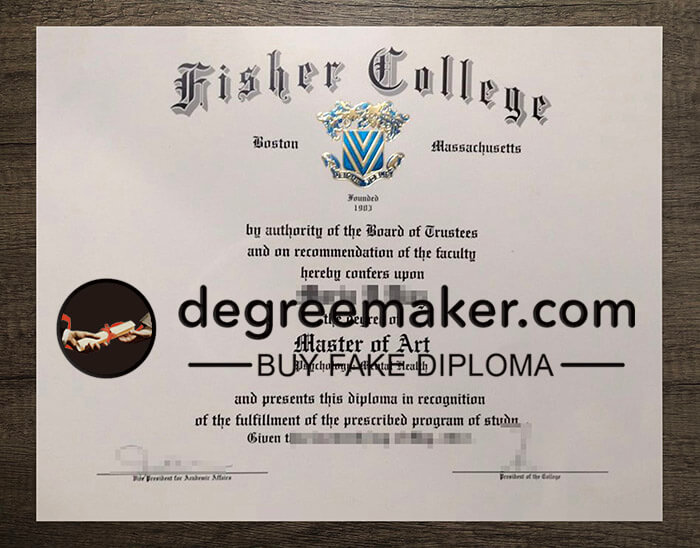 buy fake Fisher College degree