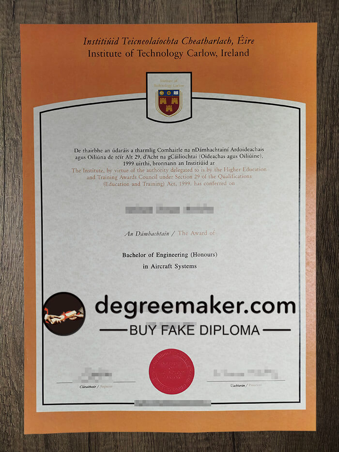 buy fake Institute of Technology Carlow degree