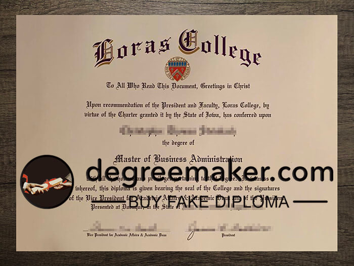buy fake Loras College degree