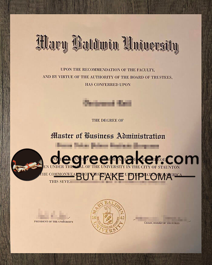 buy fake Mary Baldwin University degree