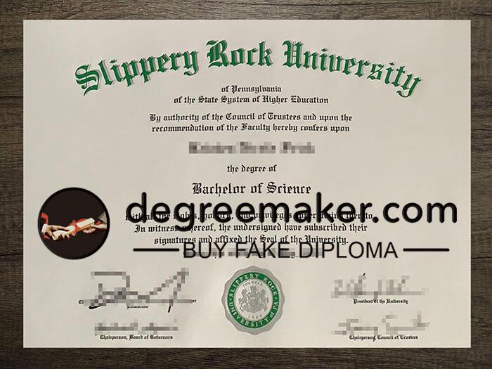 buy fake Slippery Rock University degree